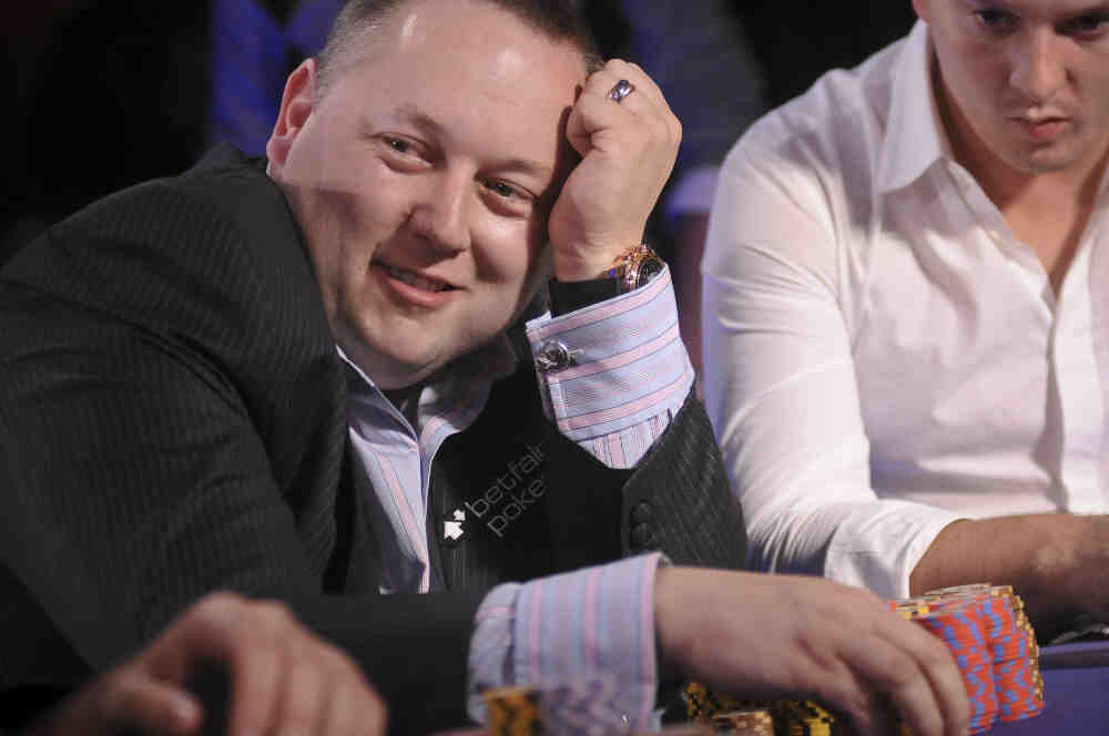Day 2 Chip Leader Ian Munns