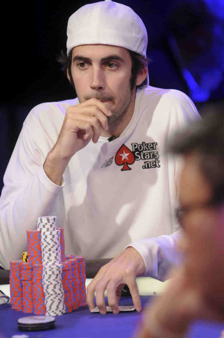 Final Table Chip Leader Jason Mercier